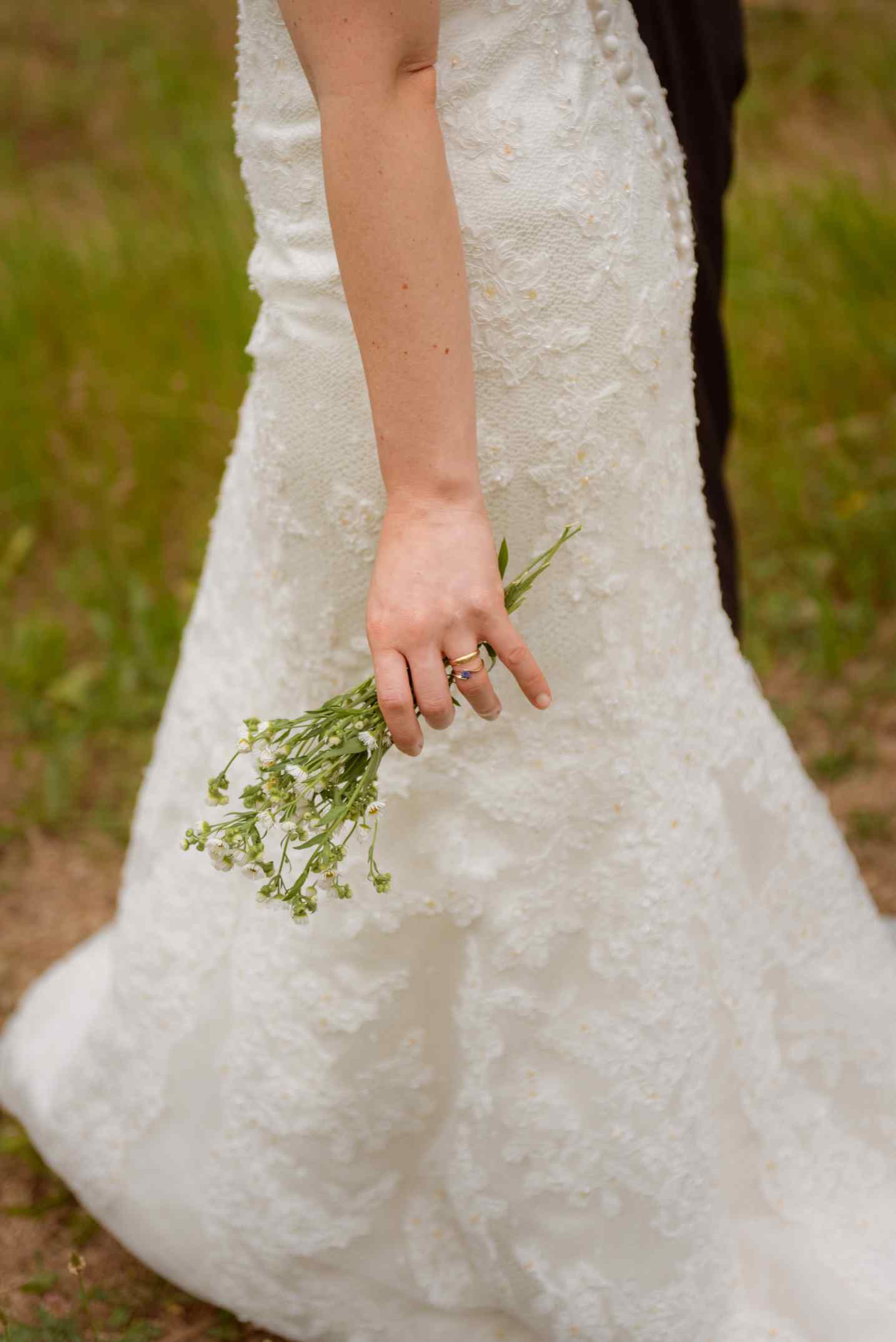 sposa dettaglio bouquet